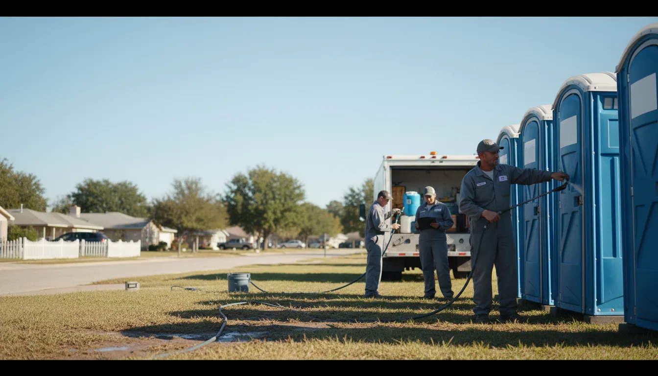 Long-Term Portable Toilet Rental in Clarksville, AR near me